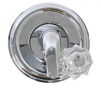 DANCO 10003 2 Lever/Knob Handle Tub and Shower Trim Kit, Chrome