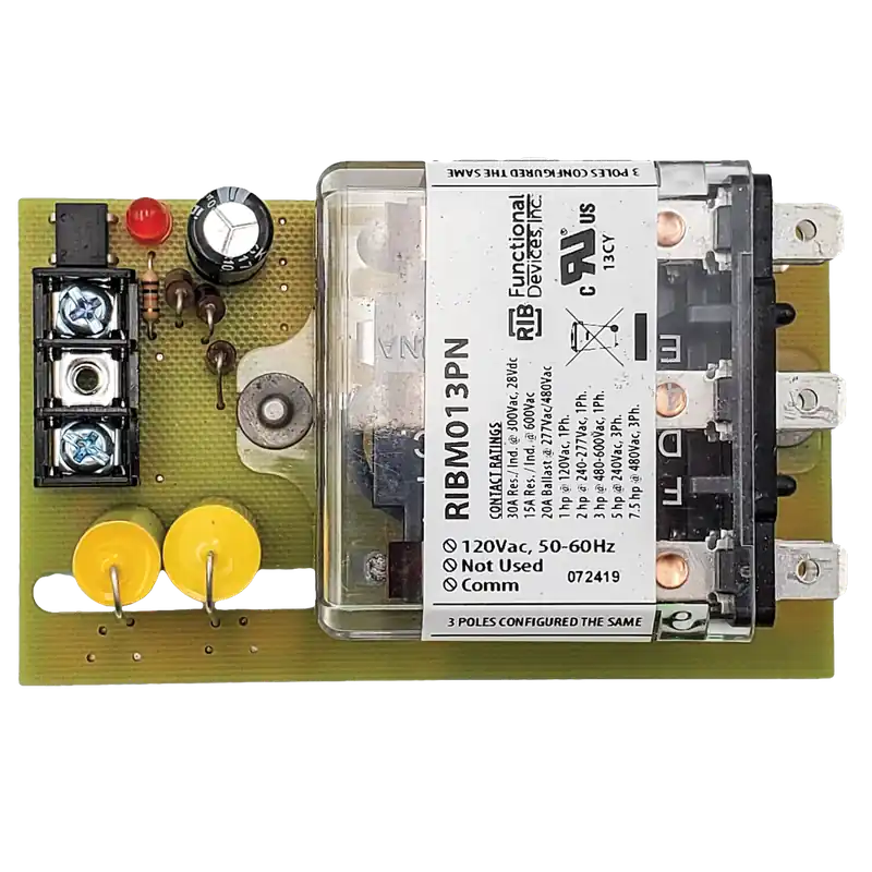 Functional RIBM013PN Panel Relay 20Amp 4x2.45in