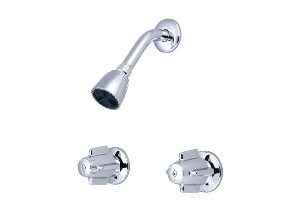 Central Brass 0826 Two Canopy Handle Shower Faucet Trim Kit 8 Centers C x C