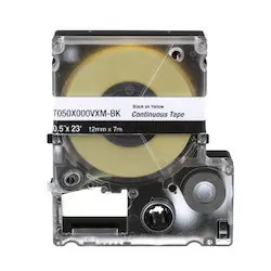 Panduit T150X000VXM-BK Continuous Tape Black on Yellow 1.5