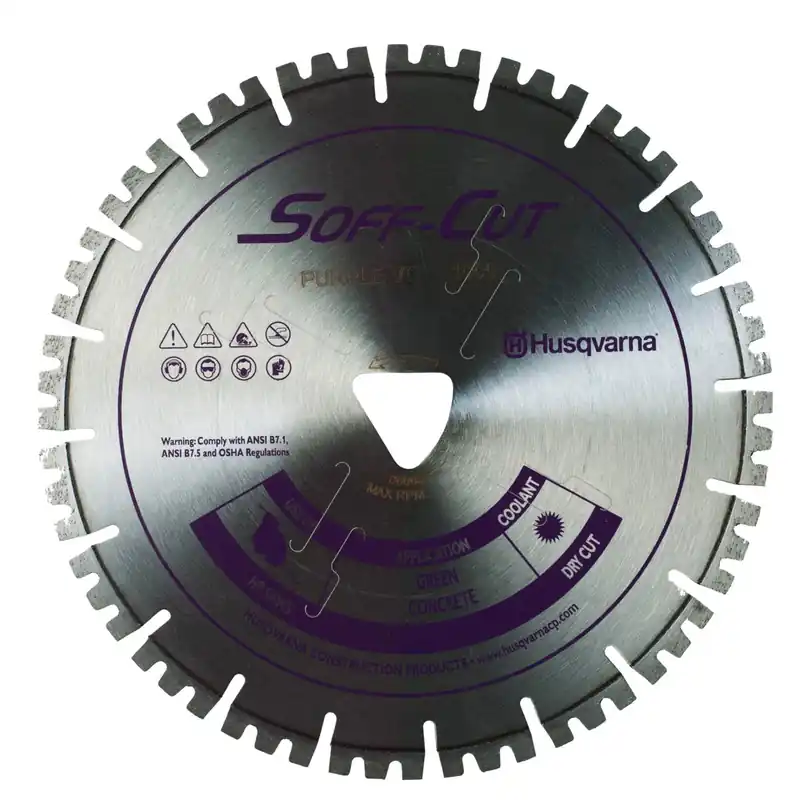 Husqvarna 587665206 VC12S22-1000 12 x 0.220 Soff-Cut Blade with Skid Vari Cut Purple