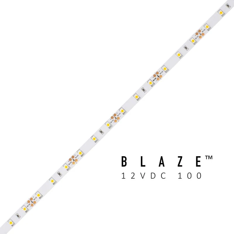 Diode LED DI-12V-BLBSC1-30-016 Blaze 100 LED Tape Light 12V 3000K 16.4 ft Spool