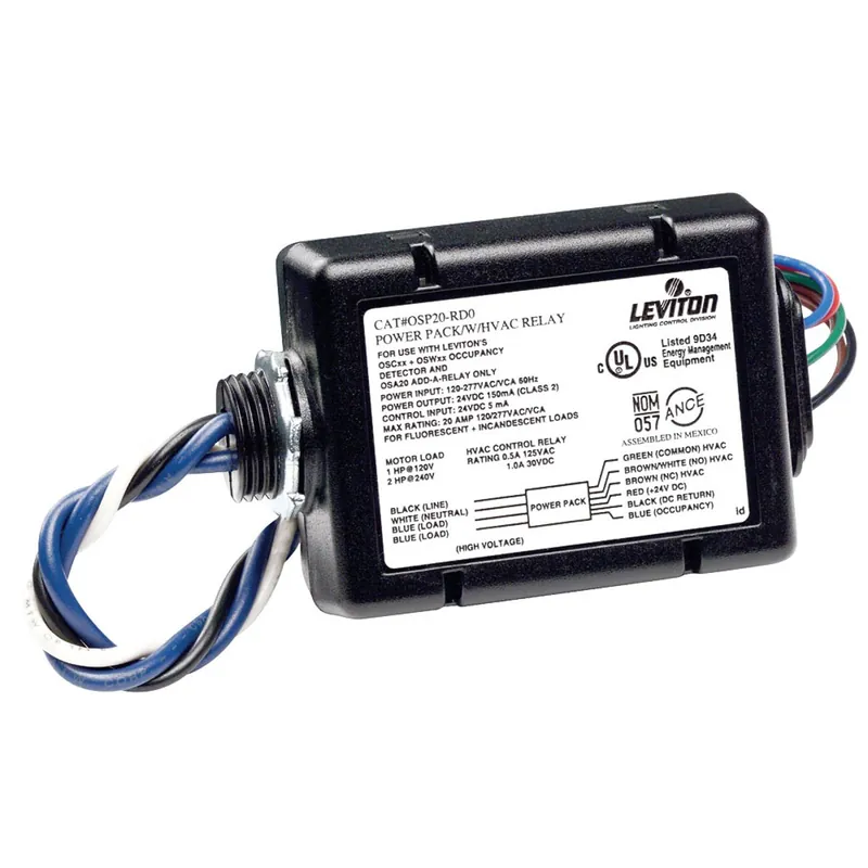 Leviton OSP20-RD0 Occupancy Sensor Power Pack 20 Amp