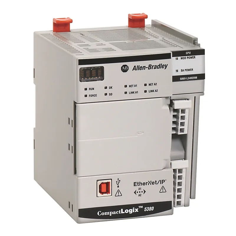 Rockwell Automation 5069-L306ER Controller CompactLogix 5380 600 KB User Memory 8 I/Os 16 EtherNet/IP Devices
