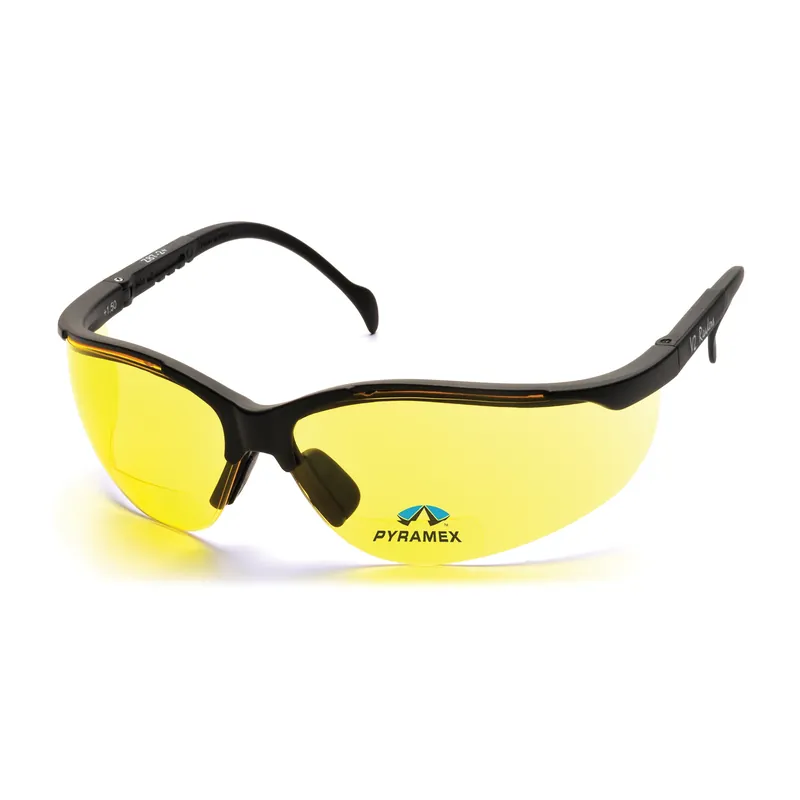 Pyramex SB1830R15 Bi-Focal Lens Safety Reading Glasses +1.5 Diopter Universal