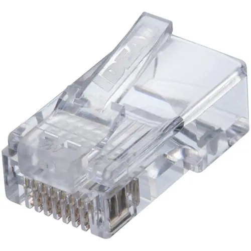 Ideal 85-371 CAT5e Feed-Thru Modular Plugs, 50-Pack