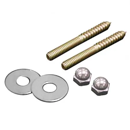 Jones Stephens C02310 1/4X2-1/2 Brass Closet Screw Pair