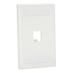 PANDUIT CFPL1IWY MiniCom1PtSglClassicFcpltw/Labl IW EA