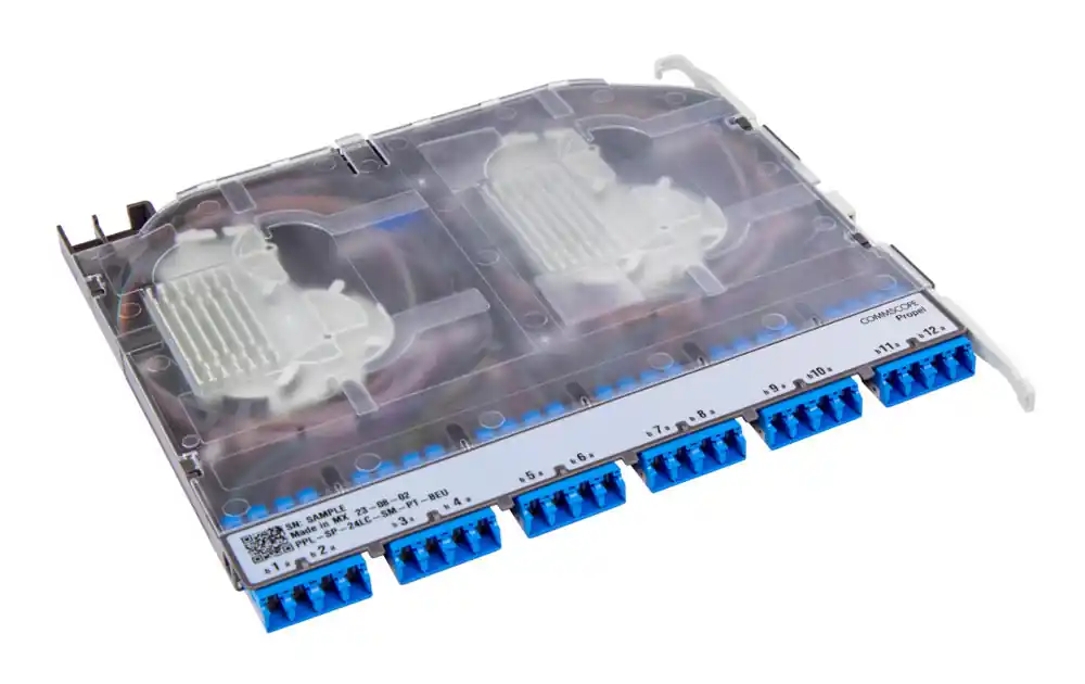 COMMSCOPE ENTERPRISE SOLUTIONS 760255054 OM4 SINGLE PIGTAIL CASSETTE 24LC METHOD B
