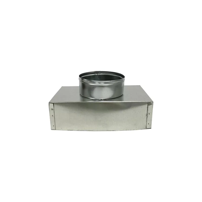 Air Duct Products 8451.100404-26 10 Inch x 4 Inch x 4 Inch B-Box with Ears, 26 Gauge