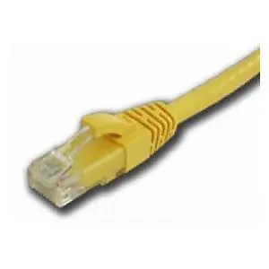 Lynn Electronics CAT6-10-YEB Cat 6 Snagless Molded Boot Patch Cables 10 ft Yellow