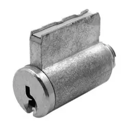 KABA ILCO CORP 15395KS-26D-KD Cylinder Lock, Key-In-Knob, 5-Pin Kwikset Keyway Keyed Different Satin Chrome Plated