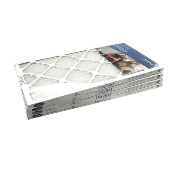 MERV 13 1 Inch Air Filter 14 Inch x 25 Inch Replacement 14X25X1-M13-C-P4 for Carrier