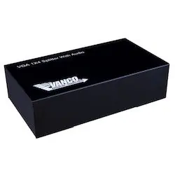 Vanco 280444 S-VGA 1x4 Splitter with Audio