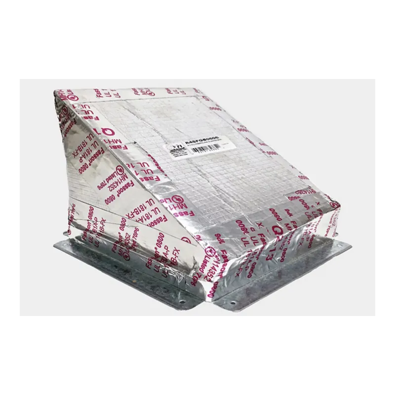 Miami Tech R6SFGB0808 8 Inch x 8 Inch R6 Slanted Register Box Galvanized Steel