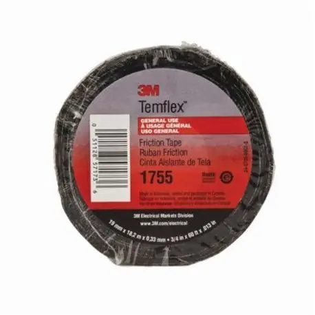 3M 051128-57173 Temflex 60 ft L x 3/4 in W Friction Tape