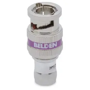 Belden 1855ABHD1 Mini RG-59 BNC Connector, 6GHz, 1-Piece