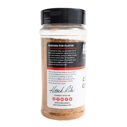 Heath Riles HRB0088-CS Cajun Creole Garlic Butter Rub Shaker 16 oz