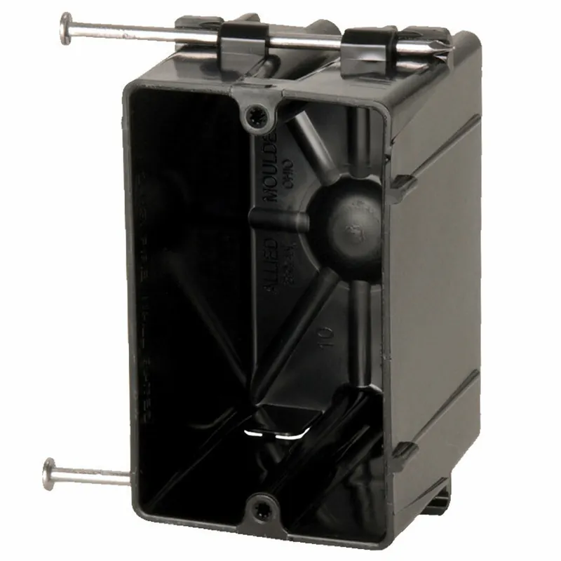 Allied Moulded Products P-181 1-Gang Nail-On Switch/Outlet Box Non-Metallic