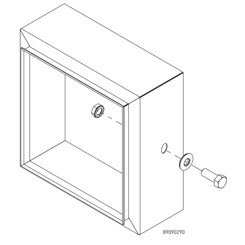 nVent HOFFMAN AHK38164X Hardware Kit Type 4X, 3/8-16, Tumbled, Stainless Steel 304