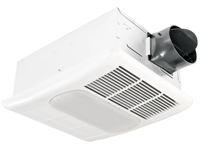 Delta Electronics RAD80LED Delta BreezRadiance 80 CFM Exhaust Bath Fan Dimmable LED Light and Heater