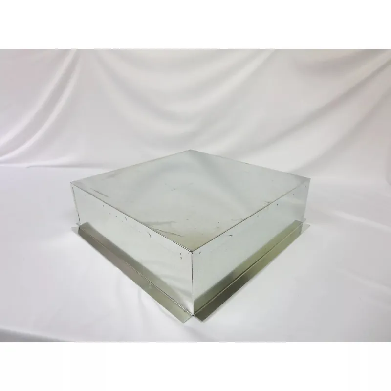 Crown Products 357F20520518 Blind Box 20 1/2 inch Square 18 inch Depth with 1 inch Flange 28 Gauge