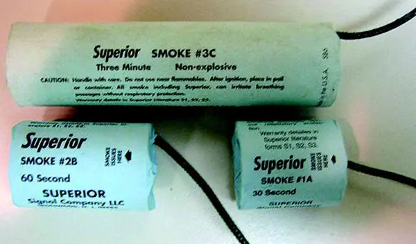 MA-Line 1A Gray Smoke Cartridge 30 second/4000 cu. ft.