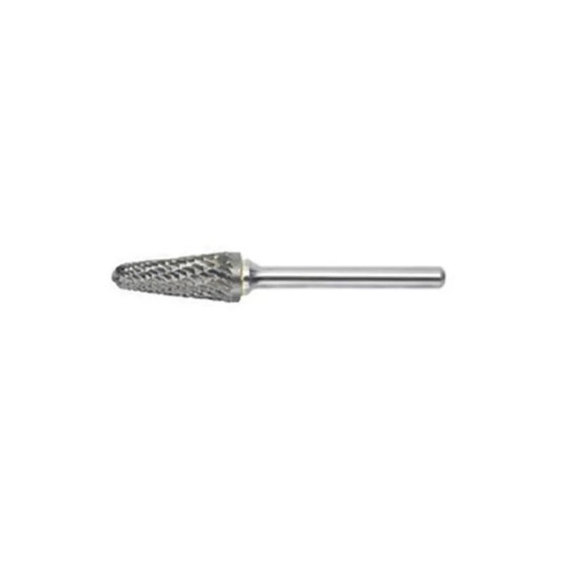 RADNOR 64006919 SL-1DC Radius Cone Shape Double Cut Carbide Burr