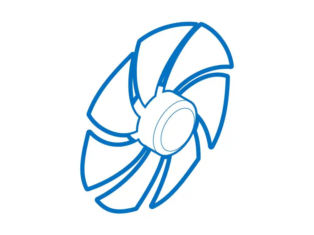 MIDEA 17473000006126 Fan Assembly