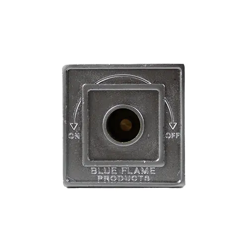 Blue Flame BFT.CB.06SQS Multi-Turn Valve Kit w/ Straight Valve Kit/Log Lighter, Satin Chrome Finish
