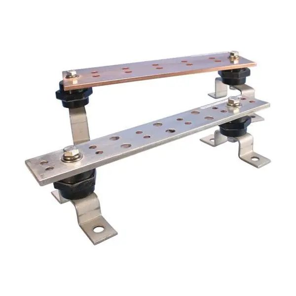 Erico TGBA12L06PT Copper Telecom Grounding Busbar 12-Inch Length x 2-Inch Width x 1/4-Inch Thickness 9-Inch Length