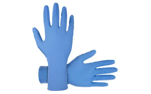 SAS Safety 6610-40 Derma-Max Disposable Nitrile Gloves With Extended Cuff and Textured Grip