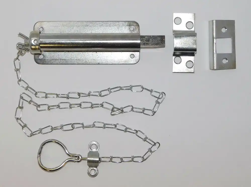 Don-Jo Mfg Inc 1540-CP Pull Chain Bolt 1 In Bolt 36 Inch Chain