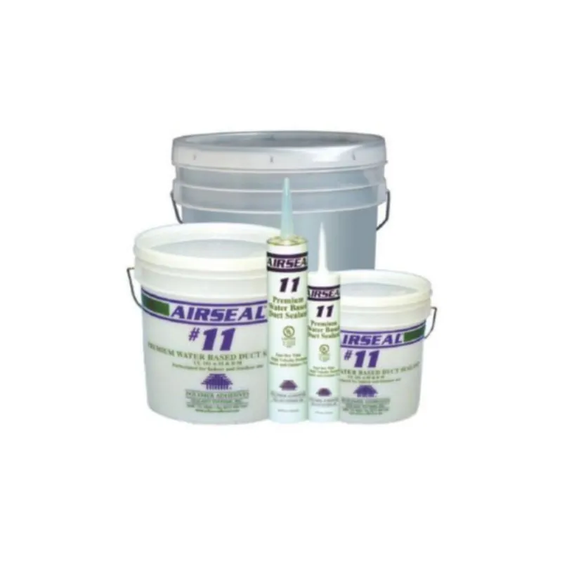 Polymer Adhesives 1-AS11-0TG-00 Airseal #11-T Grey Premium Water-Based Duct Sealant 10.5 ounces