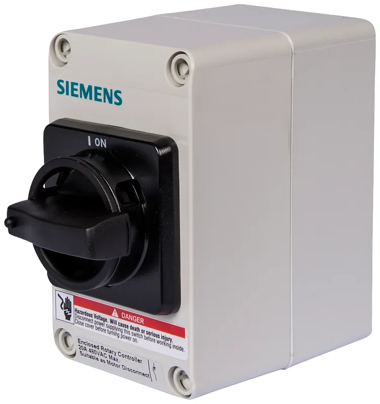 Siemens HNF262S Non-Fusible Safety Switch 480/600 VAC 250/600 VDC 60 Amp 2-Pole