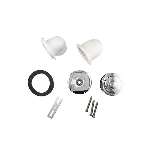 JB Products 745PVCBX PVC Lift and Turn Half Kit, Chrome Plated