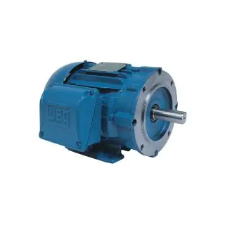 WEG 00218ET3E145TC-W22 Continuous-Duty AC Motor 2 hp 208/230/460 VAC 143-5TC
