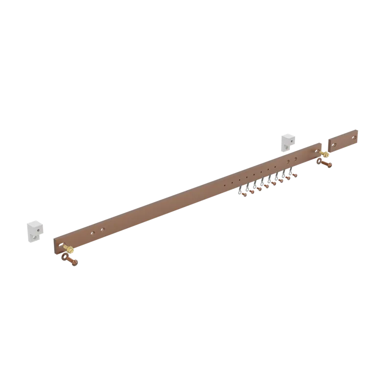 nVent DG19 HOF GROUND BAR KIT, HORIZ 1.00x19.25 COPPER 17266