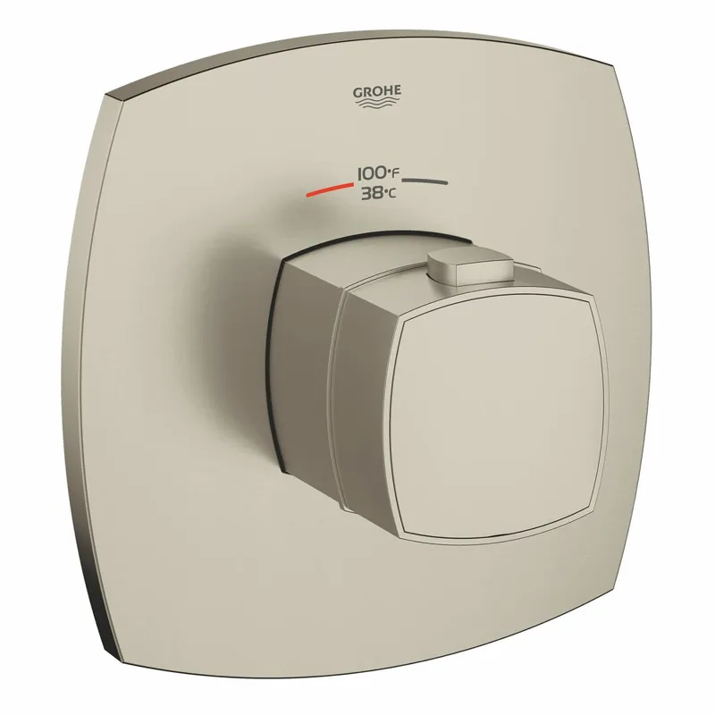 Grohe 19940EN0 GrohFlex, Grandera 14 GPM at 45 PSI, Brushed Nickel Infinity Diverter Trim
