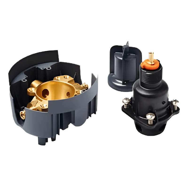 Kohler K-8304-UX Rite-Temp 5 gpm 1/2 inch x 1/2 inch NPT PEX Expansion x Sweat Brass Pressure Balancing Valve Body and Cartridge Kit