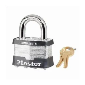 Master Lock 5KAA622 Master Lock 5KA 4-Pin Keyed Alike A622 Key 2 in Steel Tumbler Padlock