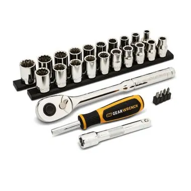GEARWRENCH GWXSCBMTS12 Mechanics Hand Tool Set 1/2 in Drive (27 PC) REPLACEMENT MPN
