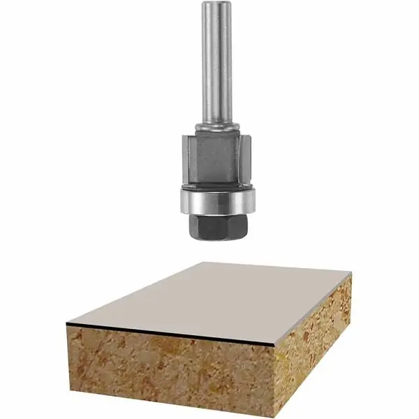 BOSHART 85421 Bosch 85421M 5/8 Inch Carbide Tipped Triple Flush Laminate Trimmer Assembly