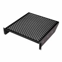 GREAT LAKES 7206-FM Stationary Shelf for 19 Mounting 17.25W X 18D 60 lb. Weight Capacity 2 RMU