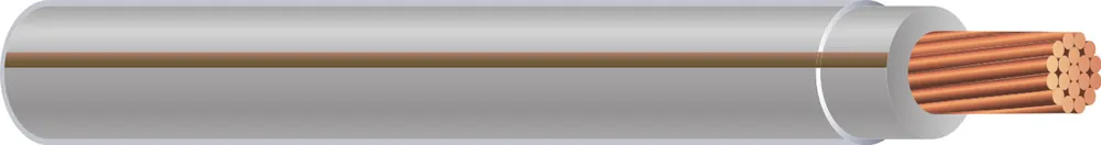 Southwire 58020705 THHN #10 Solid Copper Gray w/Brown Stripe Wire 1250ft SIMpull CoilPAK