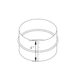AIR DUCT PRODUCTS (CA) 5351.14-26 14 SPIRAL COUPLING