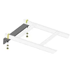 Middle Atlantic CLH-WRS Ladder Wall Support Bracket 12 Inches Steel Black