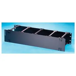 Ortronics OR-MM6HM62RU Mighty Mo 6 Cable Management Panel with Cover Horizontal Mount 2RU