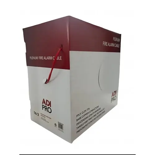 ADI PRO RN-2007106 16/2 Plenum Fire Alarm Cable, Unshielded, FPLP, CL3P, FT6, 1000' Express Box