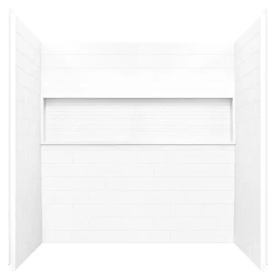 Bootz Z041-5000-00 NexTile 4PC Tub Wall Kit 60 x 30